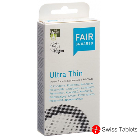 Fairsquared Kondom Ultra Thin Vegan 10 Stück buy online