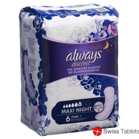 Always Discreet Inkontinenz Maxi Night 6 Stück buy online