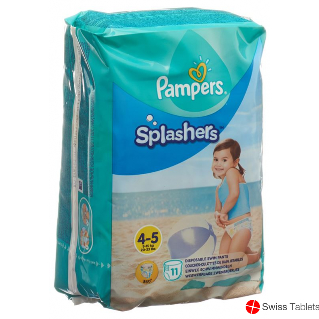 Pampers Splashers Grösse 4-5 Tragepack 11 Stück buy online