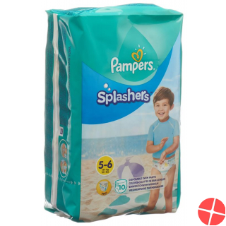 Pampers Splashers Grösse 5-6 Tragepack 10 Stück