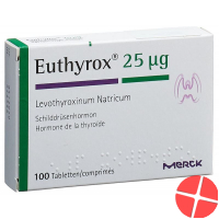 Euthyrox 25 Tabletten 0.025mg Neue Formel 100 Stück