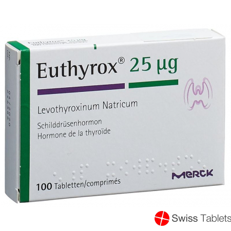 Euthyrox 25 Tabletten 0.025mg Neue Formel 100 Stück buy online
