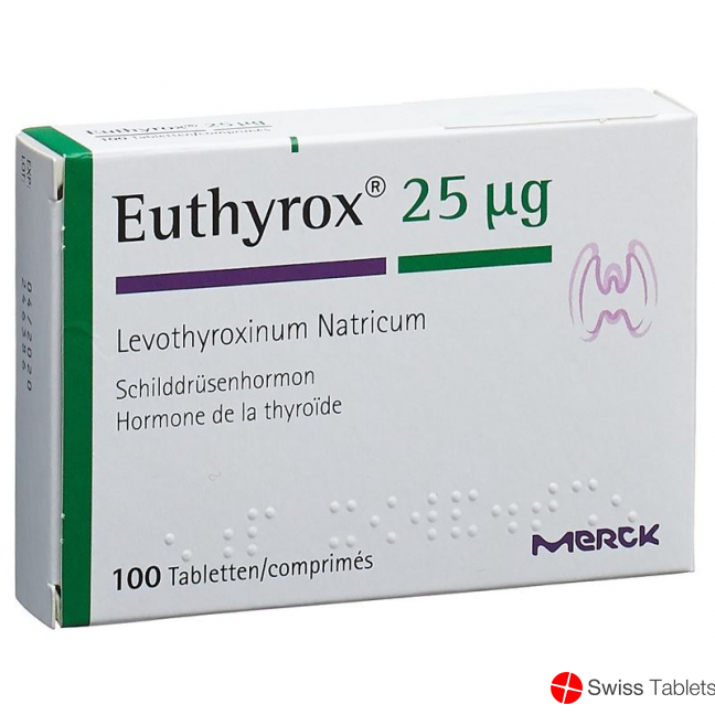 Euthyrox 25 Tabletten 0.025mg Neue Formel 100 Stück buy online