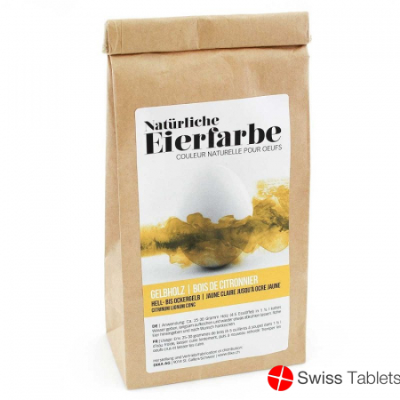 Dixa Eierfarbe Zitronenholz Geschnitten 50g buy online