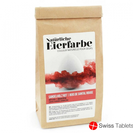 Dixa Eierfarbe Sandelholz Rot Geschnitten 65g buy online