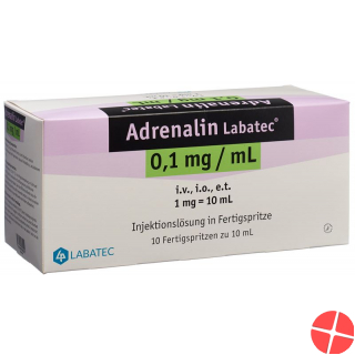 Adrenalin Labatec 1mg/10ml 10 Fertigspritzen 10ml