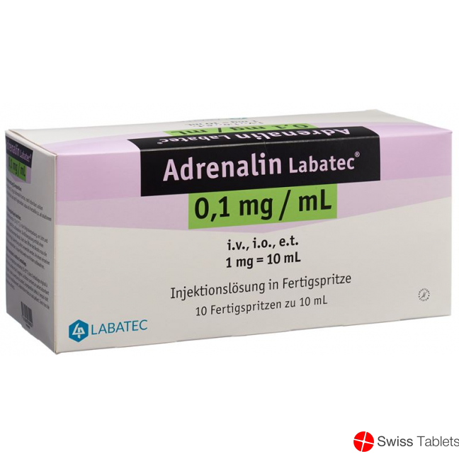 Adrenalin Labatec 1mg/10ml 10 Fertigspritzen 10ml buy online
