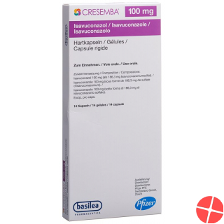 Cresemba Kapseln 100mg 14 Stück