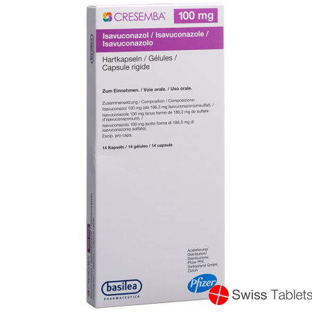 Cresemba Kapseln 100mg 14 Stück buy online