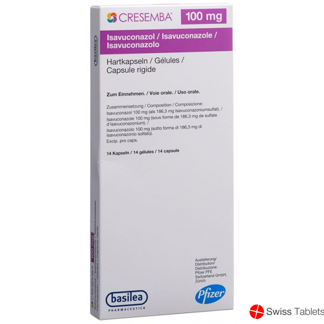 Cresemba Kapseln 100mg 14 Stück buy online