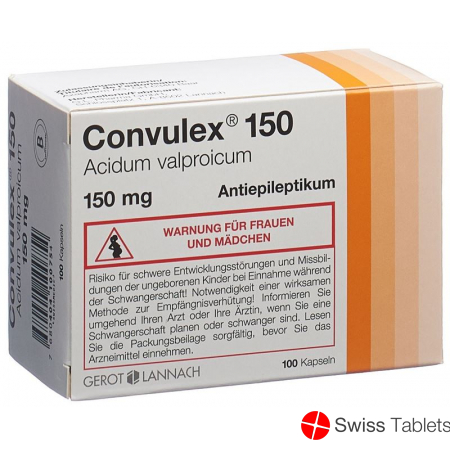 Convulex Kapseln 150mg 100 Stück buy online