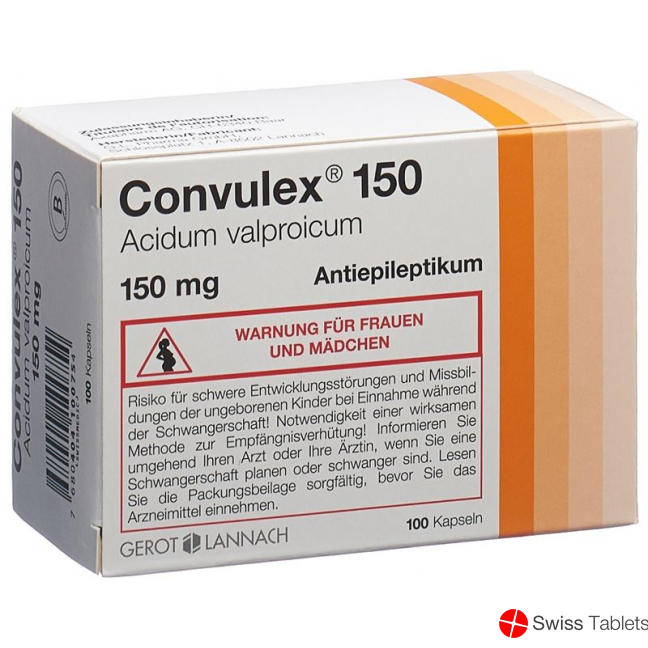 Convulex Kapseln 150mg 100 Stück buy online