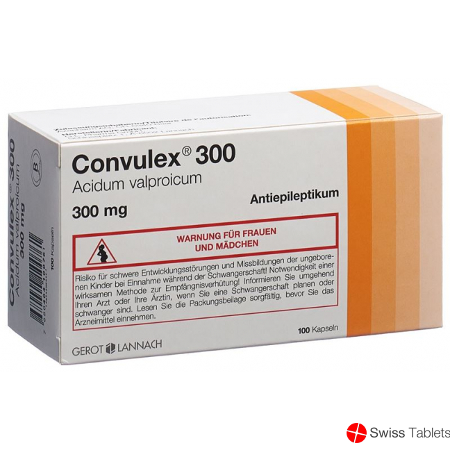 Convulex Kapseln 300mg 100 Stück buy online