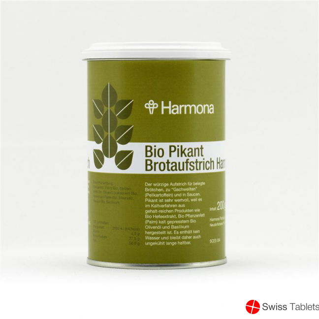 Harmona Brotaufstrich Pikant Bio Dose 200g buy online