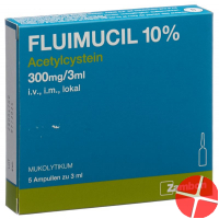 Fluimucil 300 mg / 3 ml 5 x 3 ml solution for injection