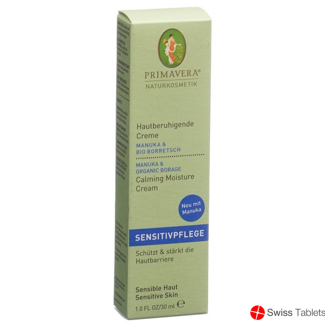 Primavera Hautberuhigende Creme Manuka Borr 30ml buy online