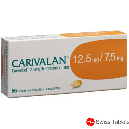 Carivalan Filmtabletten 12.5mg/7.5mg 56 Stück buy online