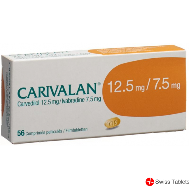 Carivalan Filmtabletten 12.5mg/7.5mg 56 Stück buy online