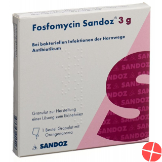 Fosfomycin Sandoz Granulat 3g Beutel