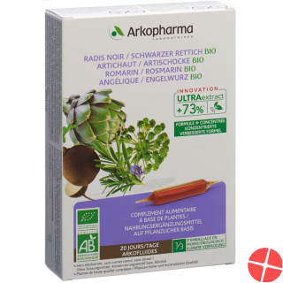 Arkofluide 20 ampoules oral solution