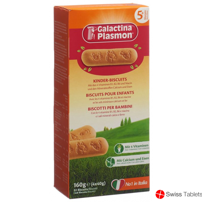 Galactina Plasmon Kinder-Biscuits 4x 40g buy online