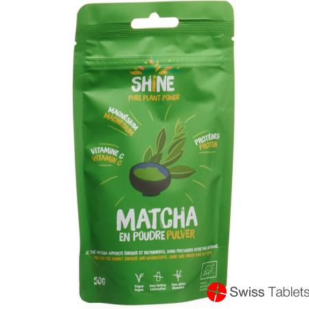 Shine Matcha Pulver Bio Beutel 50g buy online