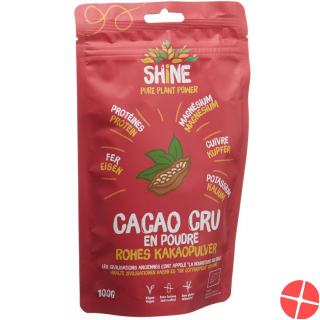 Shine Rohes Kakaopulver Bio Beutel 100g