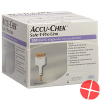 Accu-chek Safe-t Pro Uno Einmalstechhilfe 200 Stück