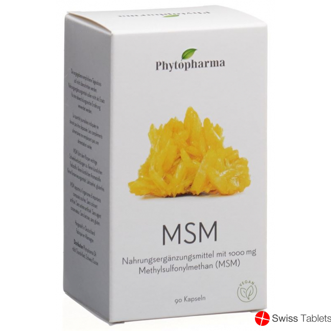 Phytopharma MSM Kapseln 1000mg Dose 90 Stück buy online