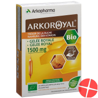 Arkoroyal Gelee Royale 1500mg Bio 20x 10ml