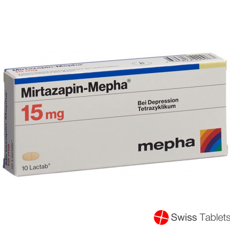 Mirtazapin Mepha Lactab 15mg 10 Stück buy online