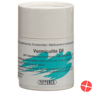 Phytomed Vermiculit Tabletten D 6 Dose 50g