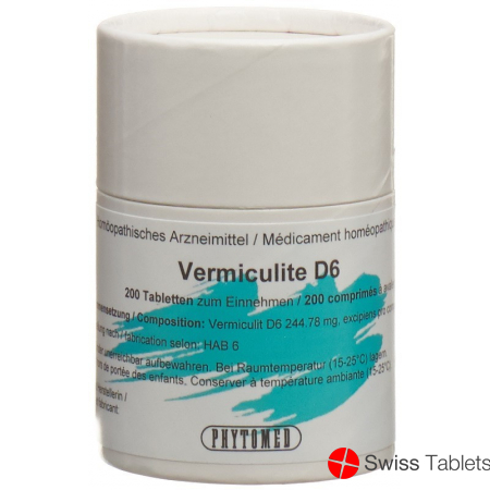 Phytomed Vermiculit Tabletten D 6 Dose 50g buy online