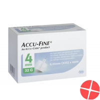 Accu-fine 4mmx32g 100 Stück Accu-fine 4mmx32g 100 Stück