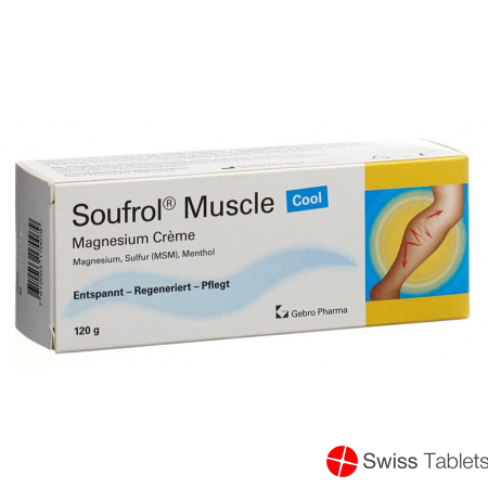 Soufrol Muscle Magnesium Cool Cream 120ml buy online