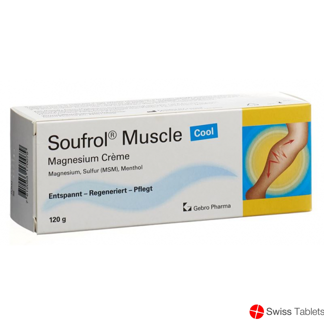 Soufrol Muscle Magnesium Cool Cream 120ml buy online