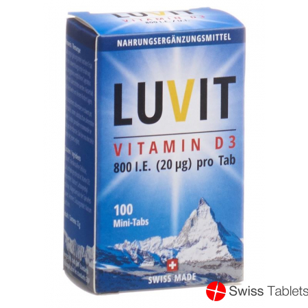Luvit Vitamin D3 Mini-Tabs Dose 100 Stück buy online