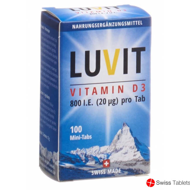 Luvit Vitamin D3 Mini-Tabs Dose 100 Stück buy online