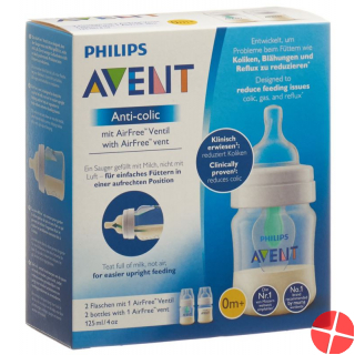 Avent Philips Anti-Colic Flasche 125ml Airfree 2 Stück