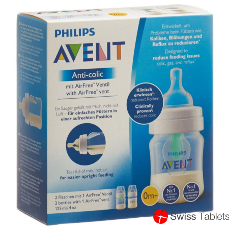 Avent Philips Anti-Colic Flasche 125ml Airfree 2 Stück buy online