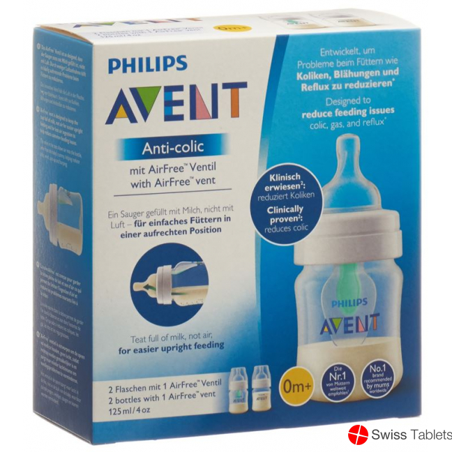 Avent Philips Anti-Colic Flasche 125ml Airfree 2 Stück buy online