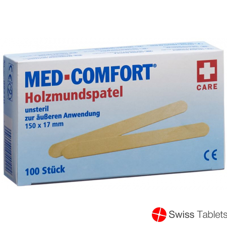 Ampri Holzmundspatel 150x18x1.6mm Unsteril Beutel 100 Stück buy online
