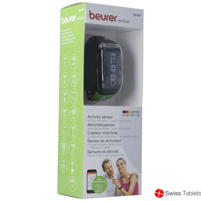Beurer Aktivitaetssensor Bluetooth As 87 buy online