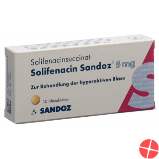 Solifenacin Sandoz Filmtabletten 5mg 30 Stück