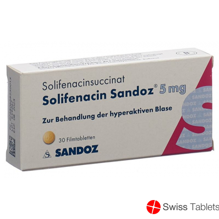 Solifenacin Sandoz Filmtabletten 5mg 30 Stück buy online