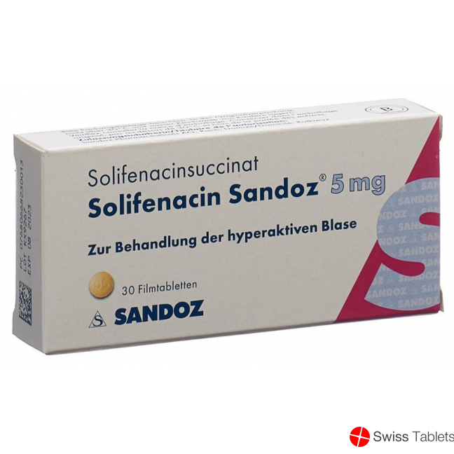 Solifenacin Sandoz Filmtabletten 5mg 30 Stück buy online