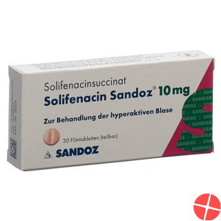Solifenacin Sandoz Filmtabletten 10mg 30 Stück