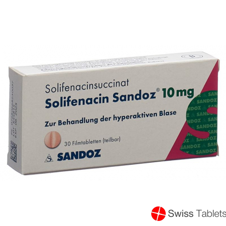 Solifenacin Sandoz Filmtabletten 10mg 30 Stück buy online
