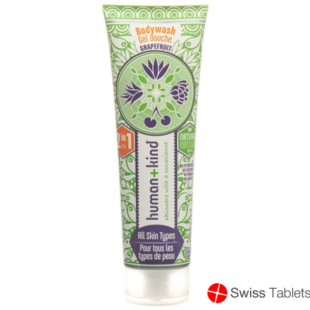 Human+kind Bodywash Grapefruit Tube 250ml buy online