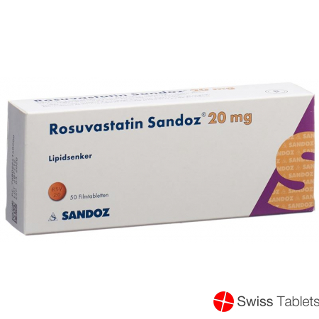 Rosuvastatin Sandoz Filmtabletten 20mg (neu) 50 Stück buy online